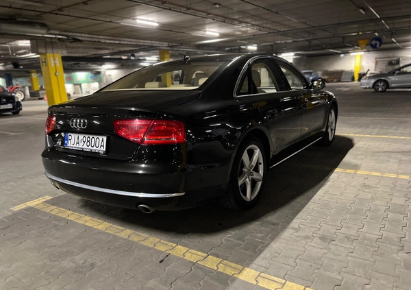 Audi A8 cena 85400 przebieg: 236150, rok produkcji 2012 z Pruchnik małe 301